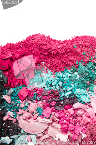 Image of crushed eyeshadows