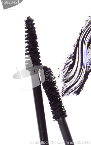 Image of black mascara stroke