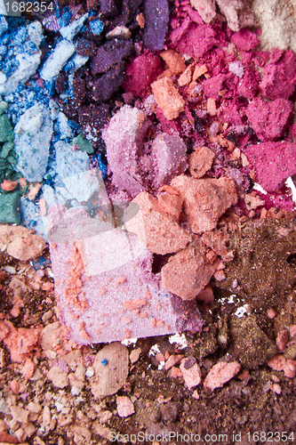 Image of crushed eyeshadows