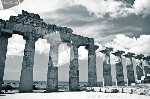 Image of Greek temple in Selinunte