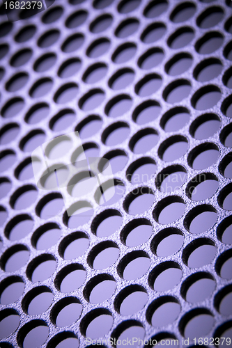 Image of abstract metallic grid