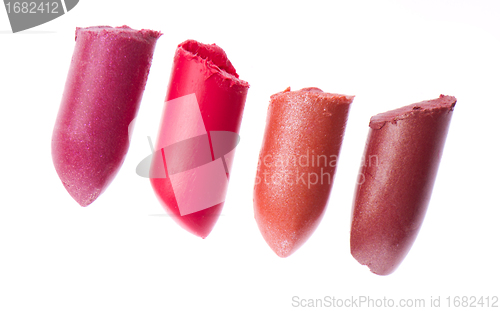 Image of scraps of lipstick