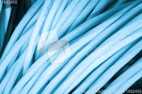 Image of network cables concept