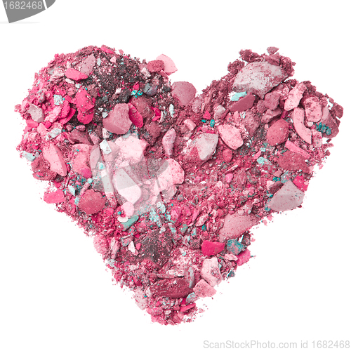 Image of crushed eyeshadows