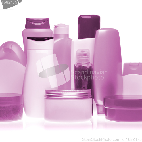 Image of cosmetic bottles