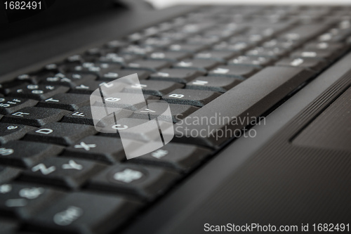 Image of toned background with computer keyboard