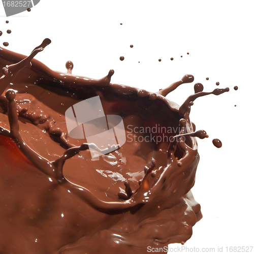 Image of pouring chocolate