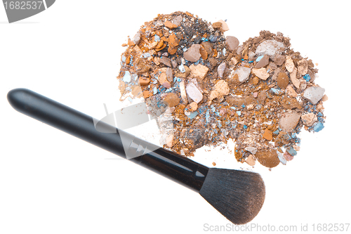 Image of crushed eyeshadows