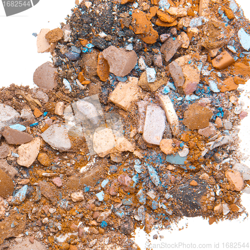 Image of crushed eyeshadows