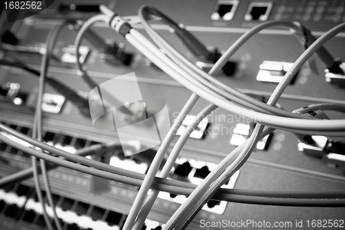 Image of network cables