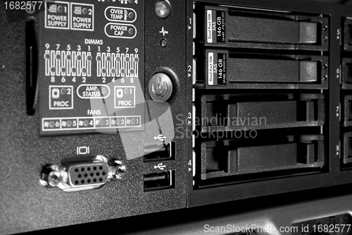 Image of Data center detail
