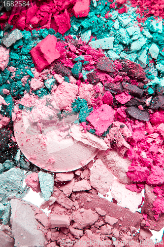 Image of crushed eyeshadows