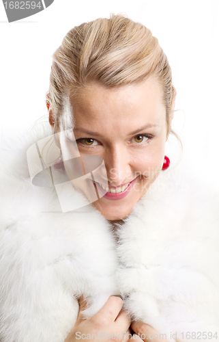 Image of Woman With Furs