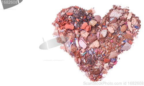 Image of crushed eyeshadows