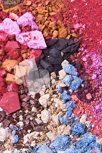 Image of crushed eyeshadow