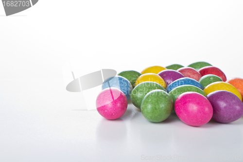 Image of easter eggs isolated