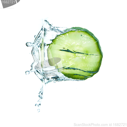 Image of cucumber in water