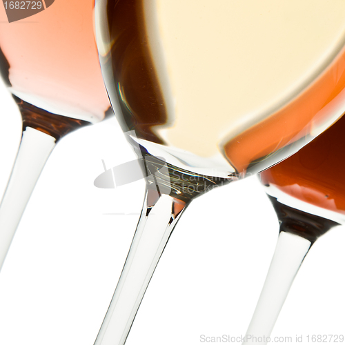 Image of three wine glasses