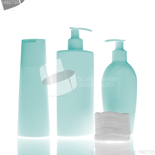 Image of cosmetic bottles