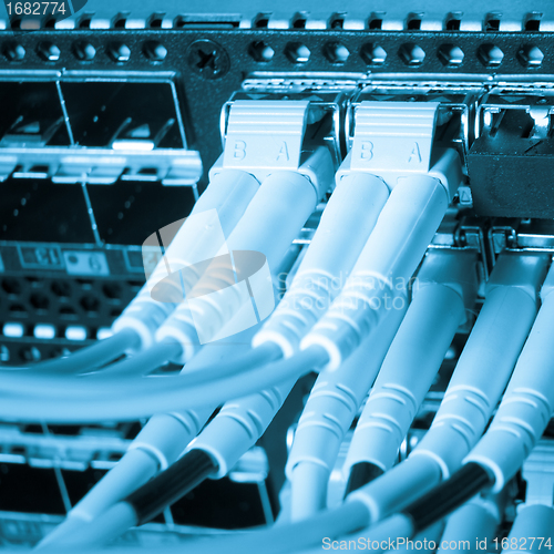 Image of network cables