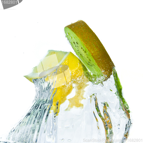 Image of fruit splashing