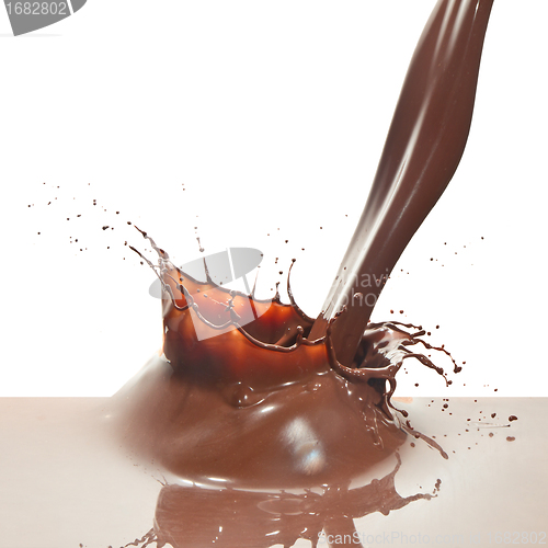 Image of pouring chocolate