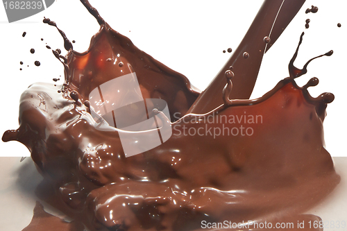 Image of pouring chocolate