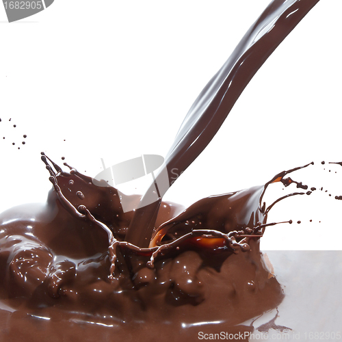 Image of pouring chocolate