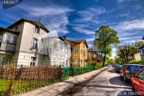 Image of historical town Sopot