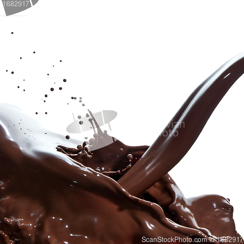 Image of pouring chocolate