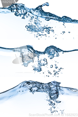 Image of water splashing set