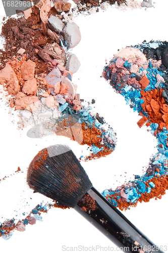 Image of crushed eyeshadows