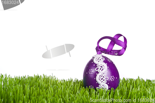 Image of easter egg in grass