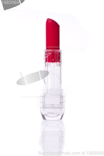 Image of lipstick on white background