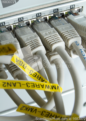 Image of network cables