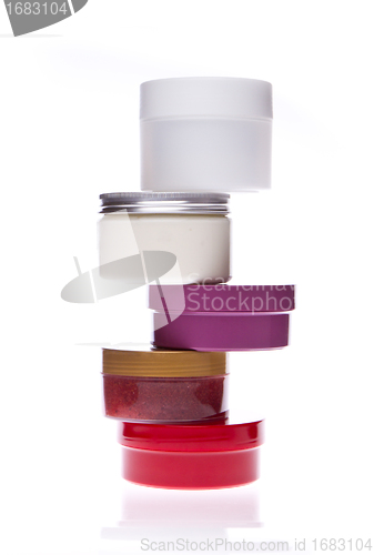 Image of cosmetic bottles
