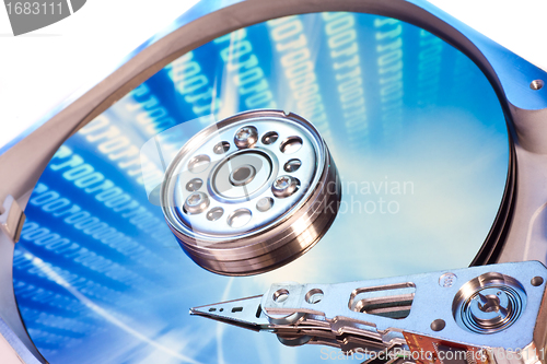 Image of hard drive internals