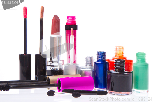 Image of cosmetic makeup products