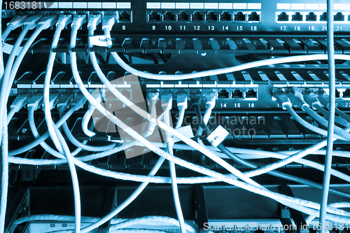 Image of network cables