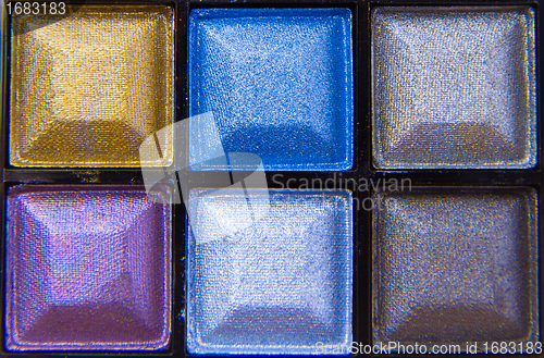 Image of colorful eyeshadows