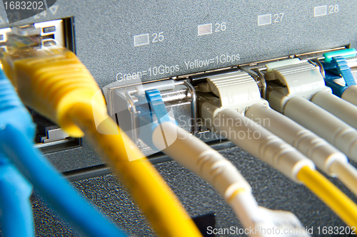 Image of network cables