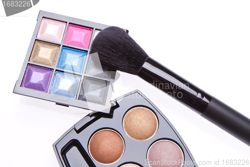 Image of compact eyeshadows