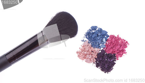 Image of crushed eyeshadows