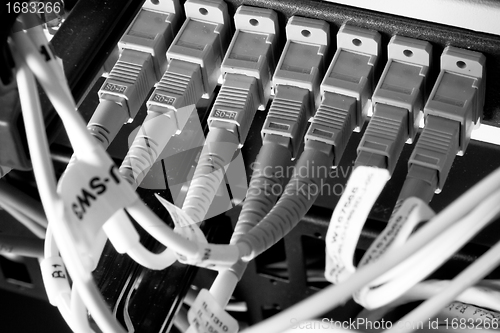 Image of optic fiber hub