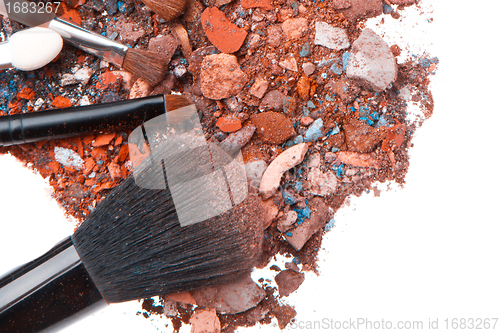 Image of crushed eyeshadows