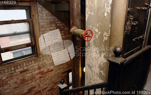 Image of Stairwell in old building one