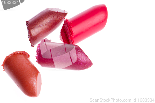 Image of scraps of lipstick