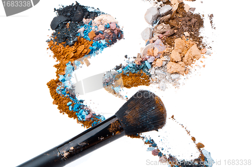 Image of crushed eyeshadows