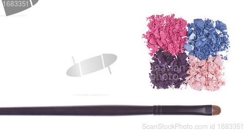 Image of crushed eyeshadows