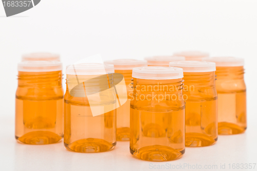 Image of cosmetic glass containers